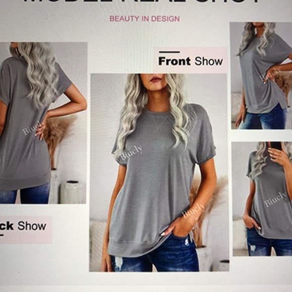 Short sleeve crewneck tee - Picture 3 of 5